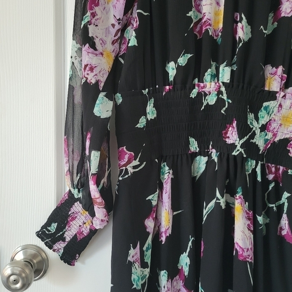 A.L.C Hollis Floral Silk Dress - Picture 11 of 14
